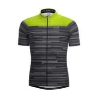 gore element stripes jersey selest blackneon yellow