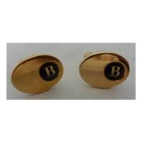 Gold coloured cufflinks B