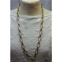 Gold coloured chain necklace Unbranded - Size: Large - Metallics - Chain