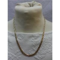 gold chain necklace lobster hook clasp non adjustable unbranded size m ...