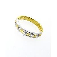 Gold Plated Silver Memories Diamond Ring