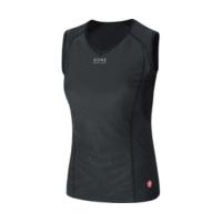 gore essential base layer windstopper singlet lady black