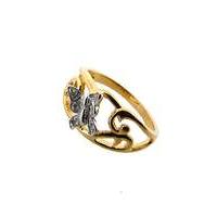 Gold Plated Butterfly Ring