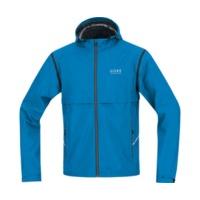 gore essential windstopper active shell zip off jacket blue