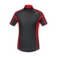 Gore Air Zip Shirt ( SSZAIR) black/red