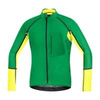 Gore Alp-X Pro Windstopper Soft Shell Zip-Off Jersey (SWPALP) fresh green/cadmium yellow