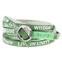 good works torino kelly green leather bracelet wayu1225t kelly