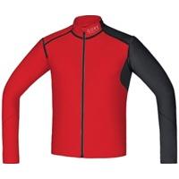 Gore Fusion Windstopper Soft Shell Zip-Off Shirt (SWZULT) red/black