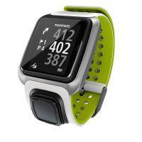 golfer gps watch whitebright green