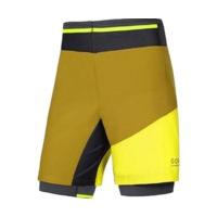 Gore Fusion 2in1 Shorts golden oak/cadmium yellow