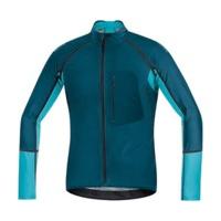 Gore Alp-X Pro Windstopper Soft Shell Zip-Off Jersey (SWPALP) ink blue/scuba blue