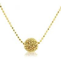 Gold-Plated Beaded Ball Necklace CS073-17