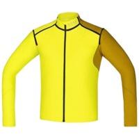 Gore Fusion Windstopper Soft Shell Zip-Off Shirt (SWZULT) cadmium yellow/golden oak