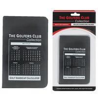 golfers club collection deluxe ch with handicap chart