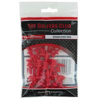 Golfers Club Collection Step Tees Red (30 Pcs)