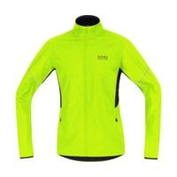 Gore Essential Windstopper Active Shell Partial Jacket (JWESNO) neon yellow/black