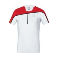 gore fusion zip shirt szsult whitered