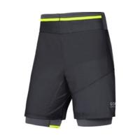 gore fusion 2in1 shorts black