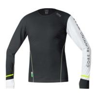 Gore X-Run Ultra Shirt Long (black/white)