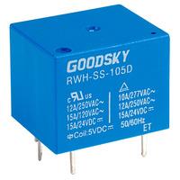Good Sky RWH-SS-105D 5V RWH Series 12A SPDT Relay