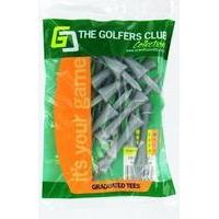 golfers club neon orange step height tees 20 tee pack