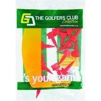 Golfers Club Step Height Tees (20 Tee Pack)