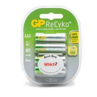 Gp Batteries Recyko AAA Rechargeable Batteries (4 Pack), Multi