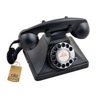Gpo Classic Black Corded Rotary Telephone