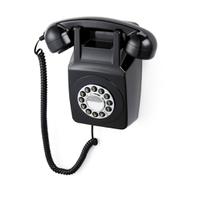 GPO Retro 746 Push Button Wall Telephone - Black