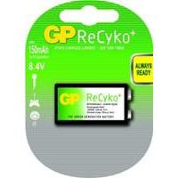 Gp Rechargeable Recyko+ Nimh (8.4v) 150mah 9v - 1 Pack