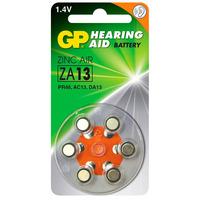 GP GPPBZZ13F000 Zinc Air Button Cell Gpza13 - Pack of 6