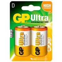 GP GPPCA13AU004 Ultra Batteries D Pack of 2