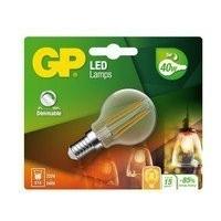 Gp Batteries Gp Led Filament Mini Globe E14 5W-40W 470lm, 2725ø A++, 472108 (5W-40W 470lm, 2725ø A++ 078180-LDCE1, Dimmable)