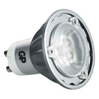 gp lighting led reflektor gu10 4w230v 2950 k metallic 400lm