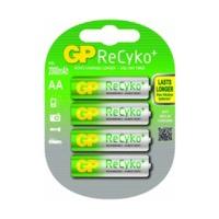 GP 4x ReCyko+ AA HR06 NiMH 1.2V 2000 mAh