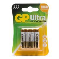 Gp Batteries Ultra Alkaline AAA 4 Pack, Assorted