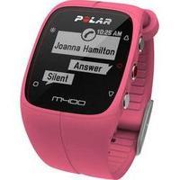 GPS heart rate monitor watch with chest strap Polar M400 HR pink Bluetooth Pink