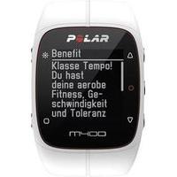GPS heart rate monitor watch with chest strap Polar M400 HR white Bluetooth White