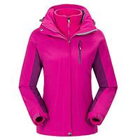GQY Ski Wear Ski/Snowboard Jackets Women\'s Winter Wear Polyester Solid Winter Clothing Thermal / Warm / Windproof / WearableCamping /