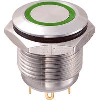 GQ16F-10E/J/G/12V 16mm IP65 Vandal Resistant Switch SPST, Off-On, ...