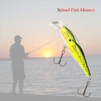 Group Fish Lures Minnow Lure Floating SwimBait Hard Plastic 3d Fish Eye