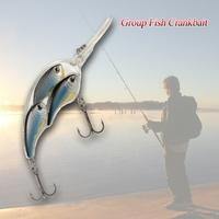 Group Fish Lures Floating SwimBait Hard Plastic 3d Fish Eye Crankbait