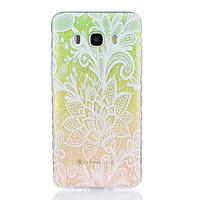 Gradient Cabbage Pattern Tpu Material Highly Transparent Phone Case For Samsung Galaxy G530 J3 PRO j1 J3 J5 J7 (2016)