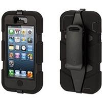 Griffin GB39732-2 Survivor Case & Belt Clip for iPhone5 Black/Black