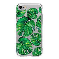 Green leaf TPU Case For Iphone 7 7Plus 6S/6 6Plus/5S SE