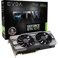 Graphics card EVGA Nvidia GeForce GTX1070 FTW Gaming ACX 3.0 8 GB GDDR5 RAM PCIe x16 HDMI, DisplayPort, DVI