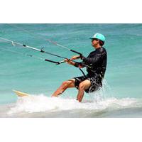 group kiteboarding lesson in tulum