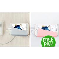 Grey Phone Wall Holder