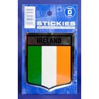 Green, White & Orange Ireland Flag Sticker