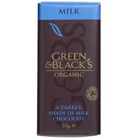 Green & Blacks Milk Chocolate Bar 35g